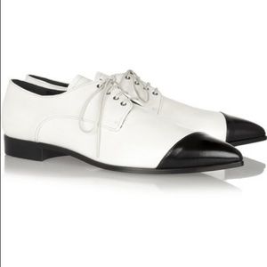 Miu Miu Two Tone Leather Oxfords / Brogues